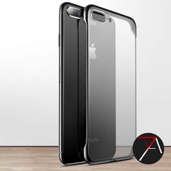 Iphone 7Plus 8Plus Plus Back Cover Hard Case Clear Protective Hitam