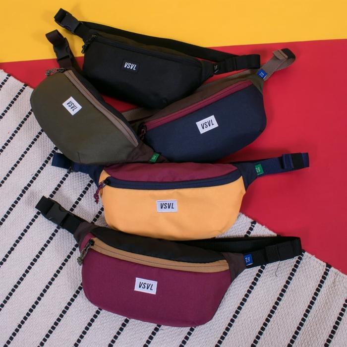 Waist Bag Visval Rush Tas Selempang Tas Pinggang Sling Bag Hijau