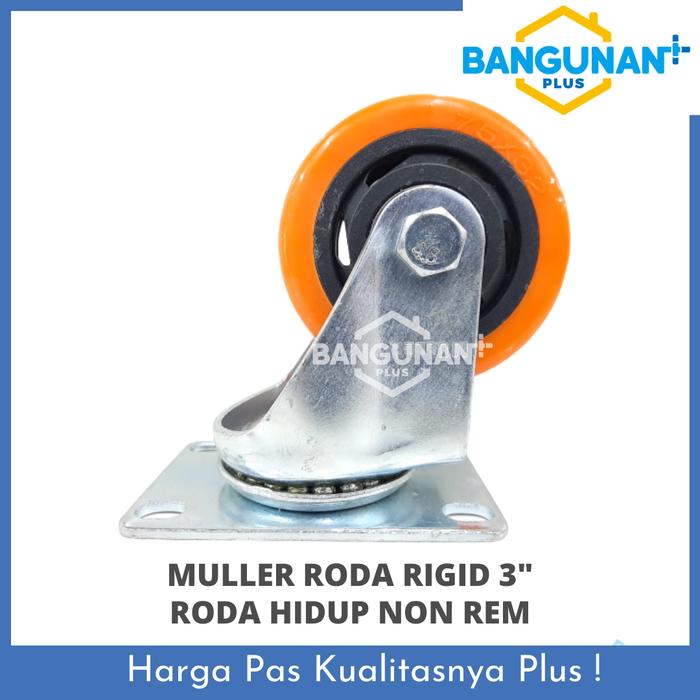 Jual RODA RIGID RODA KASTOR MULLER RODA HIDUP NON REM - 3 Inch - Kab ...