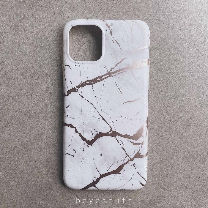 Cracked Marble Matte Soft Case for Iphone 11 11 Pro 11 Pro Max Putih,  Iphone 11