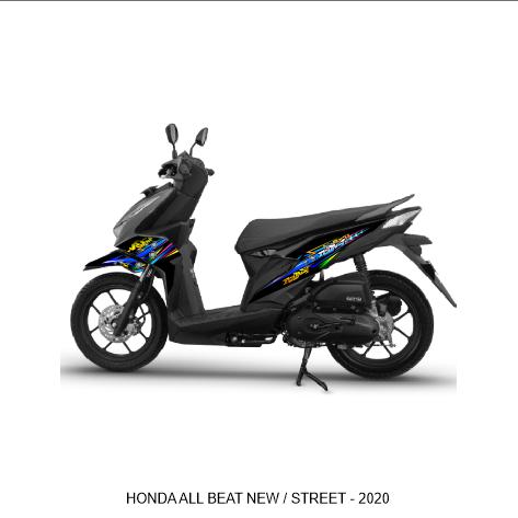 Gambar Striping Stiker variasi Motor Honda Beat New - Street 2020 ICON Motorcycle dari jual decal undefined Tokopedia