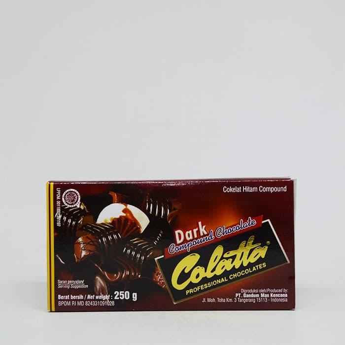Gambar COLATTA DARK BAKING CHOCOLATE 250GR dari Papaya Official Store undefined Tokopedia