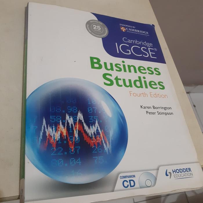 Jual Cambridge IGCSE Business Studies Fourth Edition Book