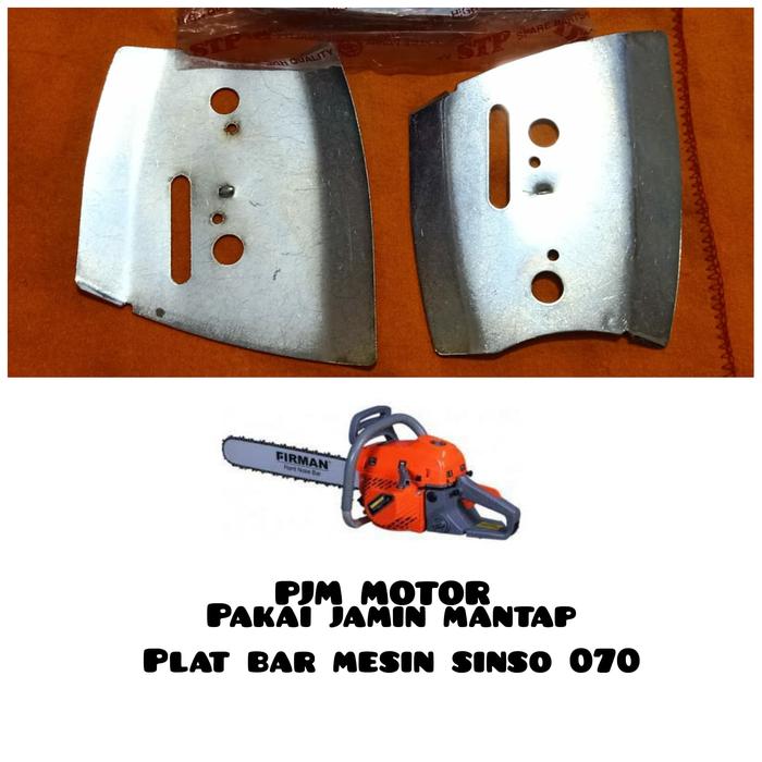 Gambar Plat Kap Bar Mesin Sinso senso Chainsaw besar 070 harga 1set 2pcs dari Sultan diesel_NEW undefined Tokopedia