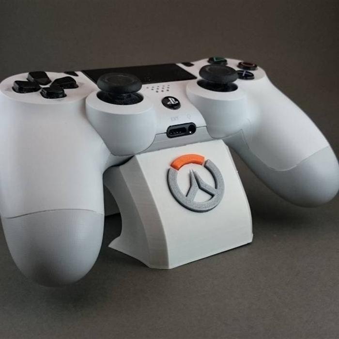 Gambar Ps4 controller stand Overwatch edition - 3d printing - Hitam dari Nanz0-Store undefined Tokopedia