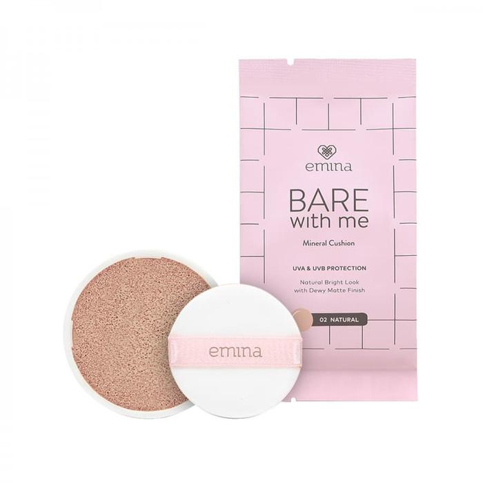Gambar EMINA BARE WITH ME CUSHION REFILL - 01 LIGHT dari CantikaKosmetikSTBD undefined Tokopedia