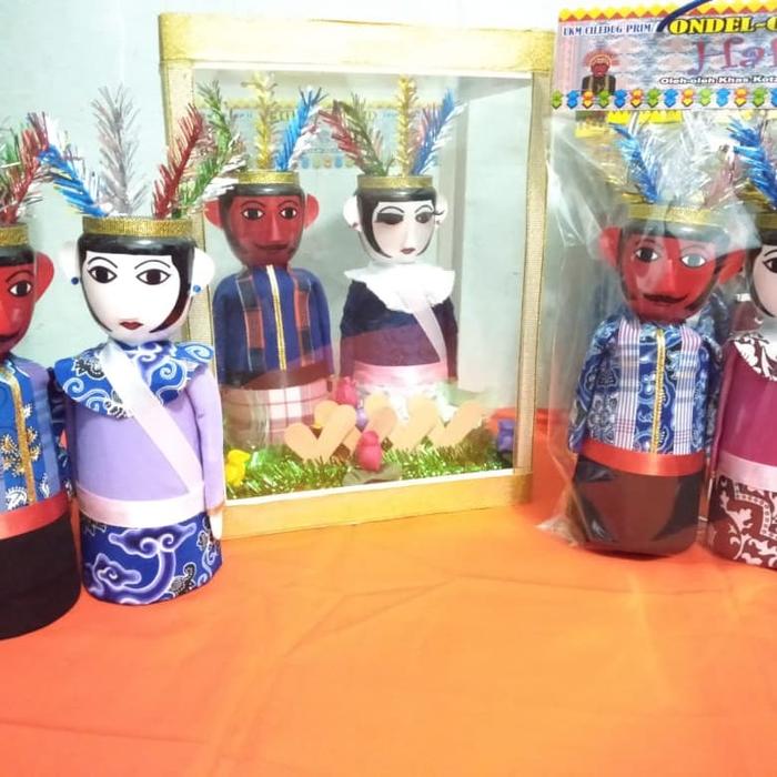 Jual Boneka Ondel Ondel Khas Betawi Manikatur Oleh Oleh Kota Tangerang Bunga Harapan Gorden Tokopedia