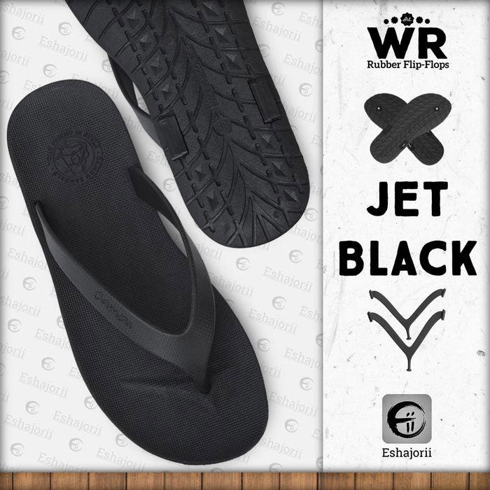 Gambar Limited Edition Sandal Jepit Pria Flip Flop CAMOU - WR Jet Black - Jet Black, 44 dari Eshajorii undefined Tokopedia