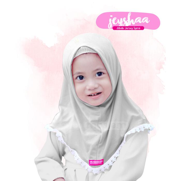 Gambar Jilbab Cutemoslem Jeyshaa- Jilbab Jersey Anak S - Abu muda, S dari Cutemoslem Store undefined Tokopedia