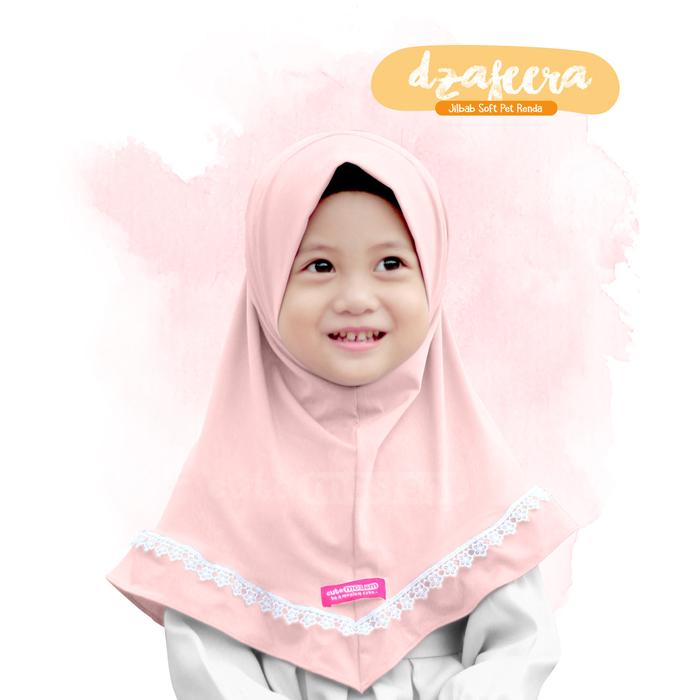 Gambar Jilbab Cutemoslem Dzafeera- Jilbab Jersey Anak S - Pink muda, S dari Cutemoslem Store Kota Bekasi Tokopedia