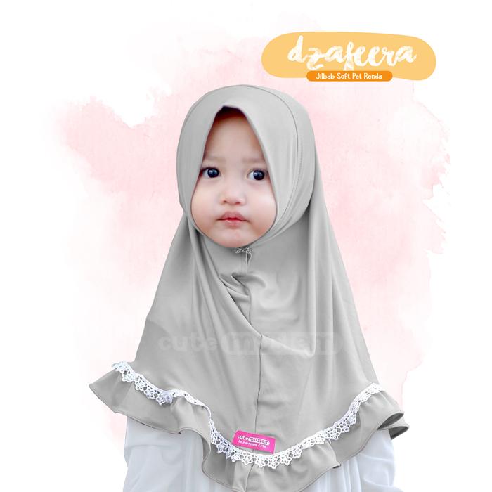 Gambar Jilbab Cutemoslem Dzafeera- Jilbab Jersey Anak M - M, Pink muda dari Cutemoslem Store undefined Tokopedia