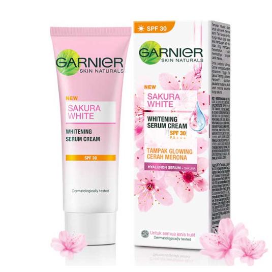 garnier sakura white uv day cream