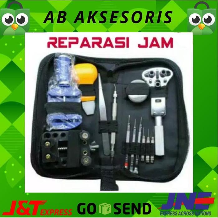 Gambar ALAT SERVICE REPARASI JAM TANGAN JACKLY WATCH REPAIR TOOL KIT SET dari AB Aksesoris JKT undefined Tokopedia