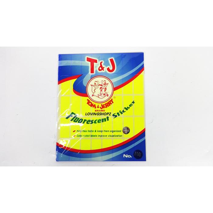 Gambar Label Tom & Jerry No. 108 Warna- Label Tom And Jerry No.108 Warna Kantor - Kuning dari Lovingshopz undefined Tokopedia