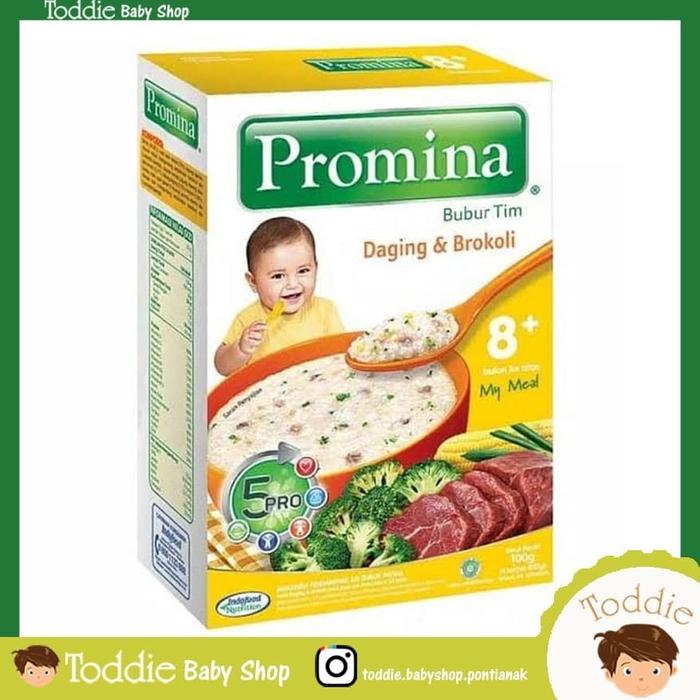 Gambar Promina Bubur Tim Daging & Brokoli dari Toddie Baby Pontianak undefined Tokopedia