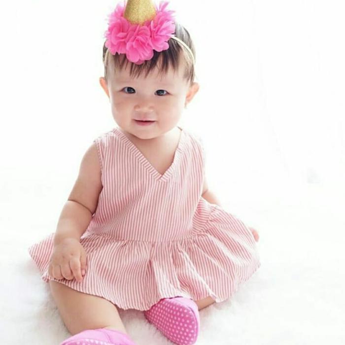 Gambar setelan bayi / baju bayi /atasan bayi perempuan / gru set bayi cewek - Biru Muda, XL dari baby.mile undefined Tokopedia