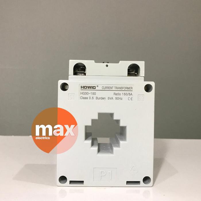 Gambar CT HOWIG - HG30-150, 150/5A, Class 0.5, 5VA (Current Transformer) dari Max Electrics undefined Tokopedia