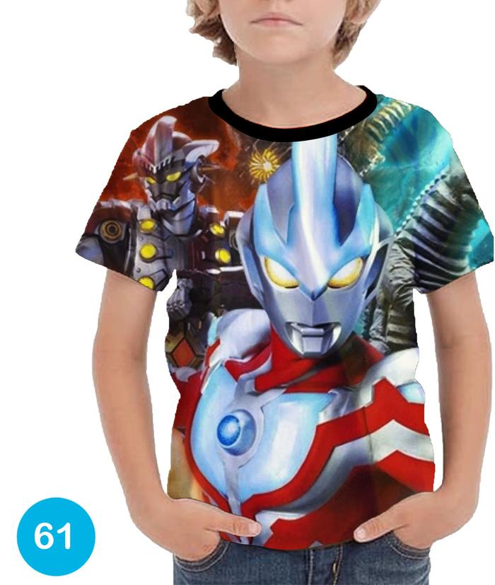 Gambar Kaos Ultraman Kartun Printing 3D Anak #61 - No.0 (0-1 thn) dari Kaos Printing Store_NEW undefined Tokopedia