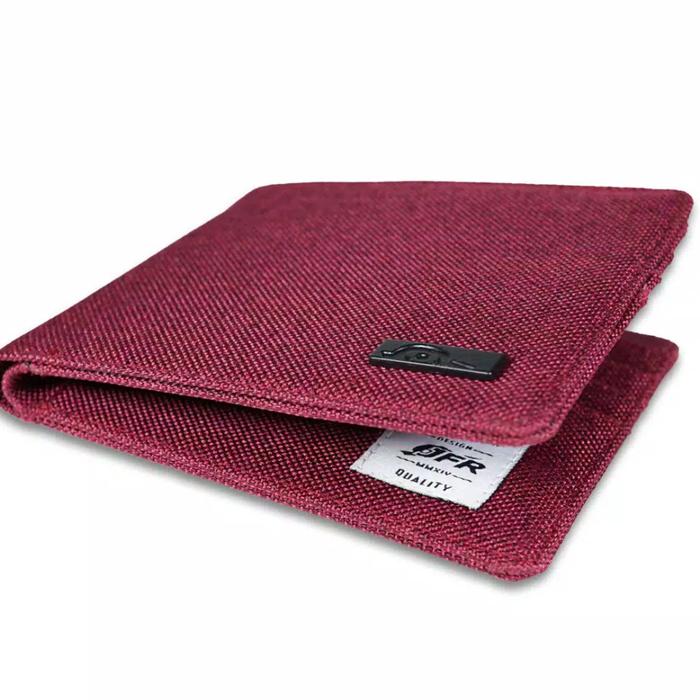 Gambar [Promo]Dompet Kanvas Pria Merk JFR variasi warna - Maroon dari olshoppping undefined Tokopedia