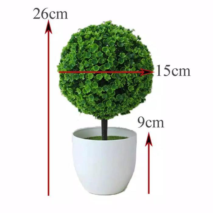 Gambar tanaman Bunga Dekorasi Rumah Tanaman Hias Plastik Murah Import - Hijau dari KHAYSAR SHOP undefined Tokopedia