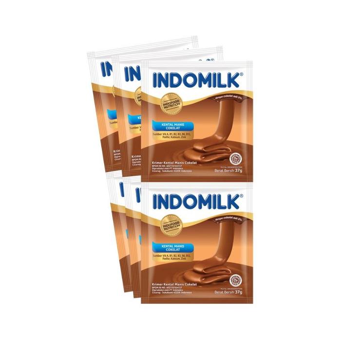 Gambar Indomilk Kental Manis Coklat Putih Vanila 6 X 37 gram - Coklat dari Kyan Mart undefined Tokopedia