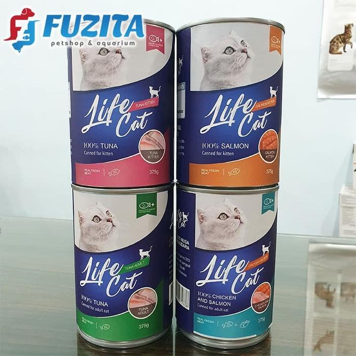 Gambar Life Cat 375Gr - Makanan Kaleng Anak Kucing/Dewasa Adult & Kitten dari Sinar Petstore Medan undefined Tokopedia