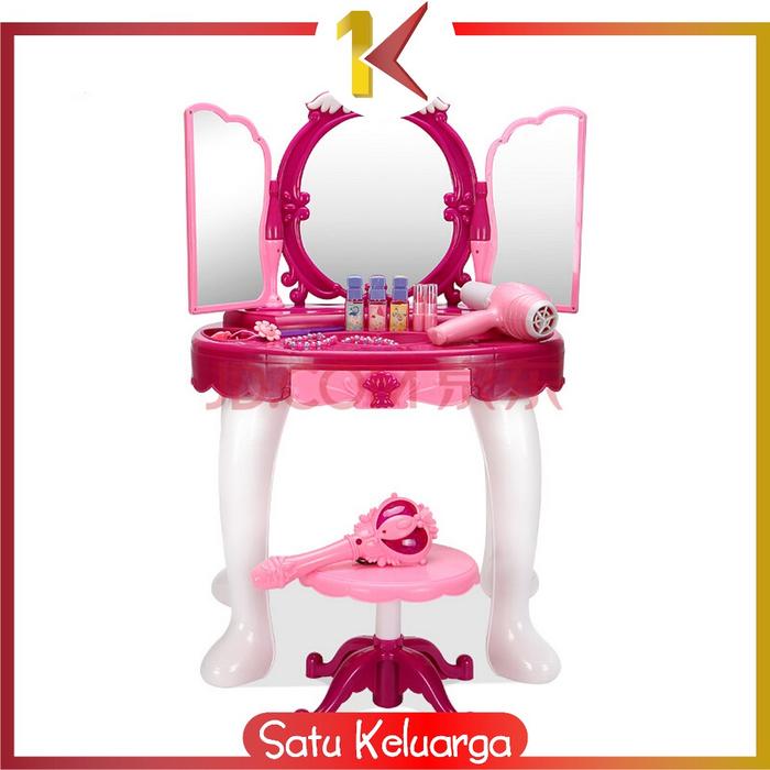 Gambar SK-M32-33 Mainan Anak Perempuan Meja Rias Princess Remote Music - MEJA RIAS-PINK dari Satukeluarga undefined Tokopedia