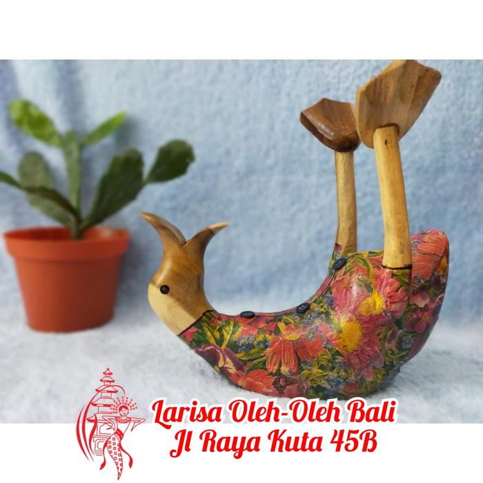 Gambar Home Decor- Duck Bottle Holder-DS - A004, 25 x 25 cm dari Larisa Oleh2 Khas Bali undefined Tokopedia