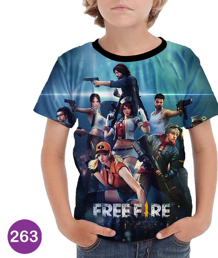 Gambar Kaos Free Fire 3D Kartun Printing 3D Anak Cowo #263 - No.0 (0-1 thn) dari Kaos Printing Store_NEW undefined Tokopedia