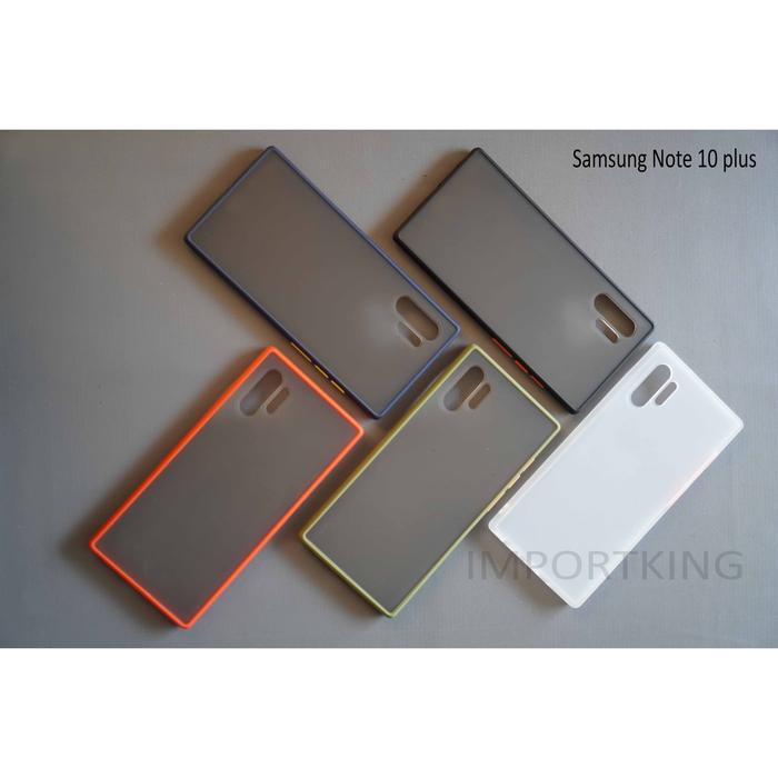 Gambar Samsung note 10 Plus PC SOFT CASE MATTE COLORED FROSTED dari Importking undefined Tokopedia