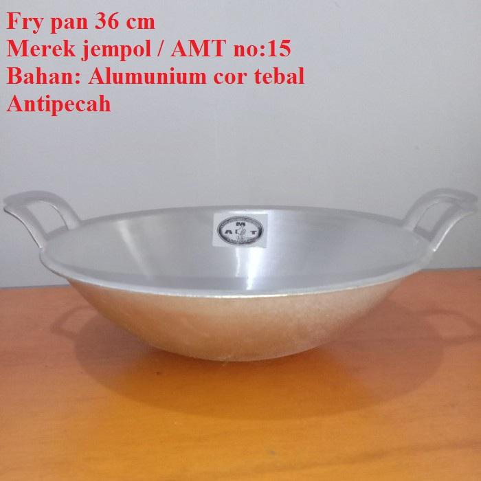 Gambar MATAHARI WAJAN PENGGORENGAN DIAMETER 36 CM NO 15 Alumunium Cor Tebal - NO 15 JEMPOL dari tokobmg undefined Tokopedia