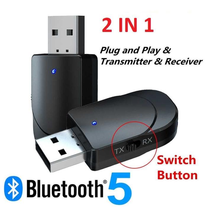 Gambar BLUETOOTH TRANSMITTER TV AUDIO SENDER USB / RECEIVER MUSIC SPEAKER 330 dari Toko Optima Kirana undefined Tokopedia