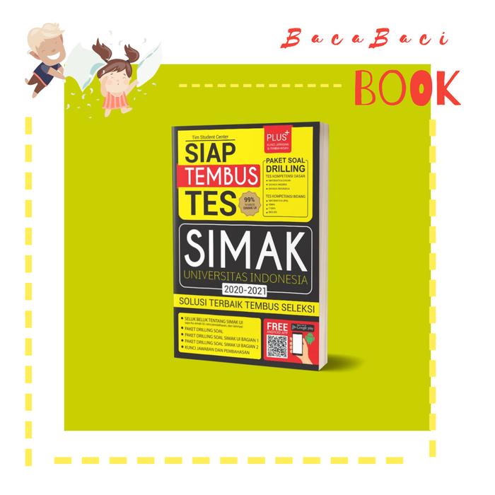 Jual Buku Siap Tembus Tes Simak Ui Saintek 2020 2021 Kab Sleman Bacabaci Tokopedia