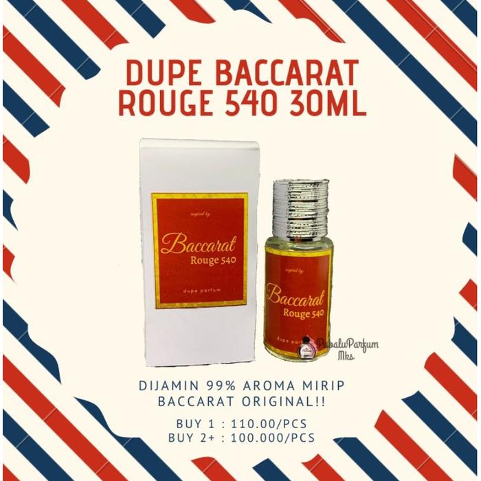 Jual Parfum Unisex Dupe Baccarat Rouge 540 30ml Kota Makassar Pabaluparfum Mks Tokopedia