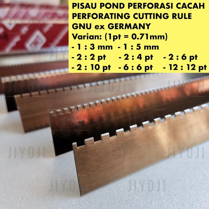 Gambar Pisau Pond Perforasi Cacah GNU ex. Germany Perforating Cutting Rule dari Jiyoji Shop undefined Tokopedia