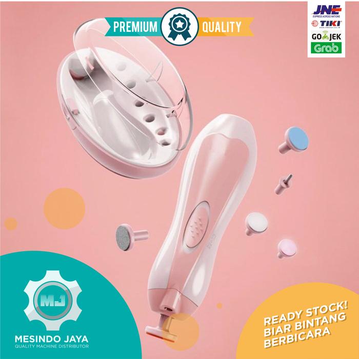 Gambar Gunting kuku bayi pemotong kuku / Baby nail trimmer / Baby set trimmer - Merah Muda dari MesindoJaya undefined Tokopedia