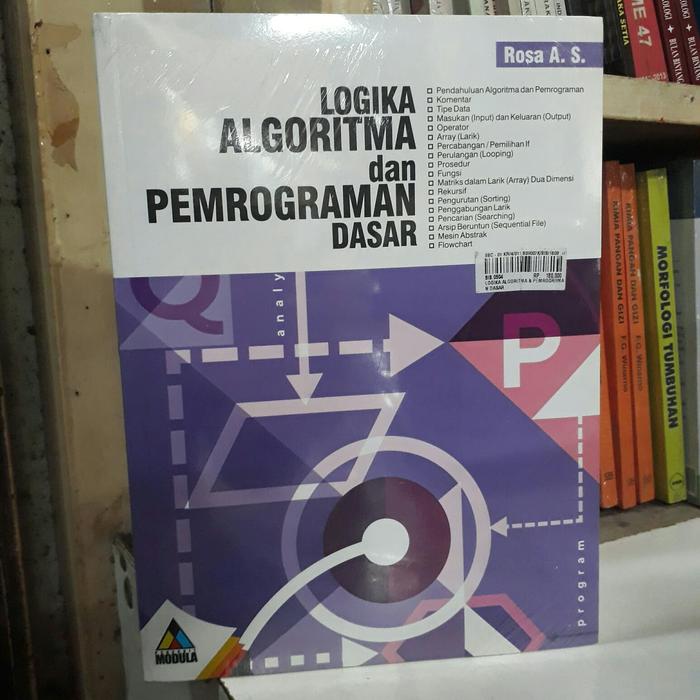 Gambar Logika algoritma dan pemrograman dasar karangan rosa as. dari Toko Buku Fadhillah undefined Tokopedia