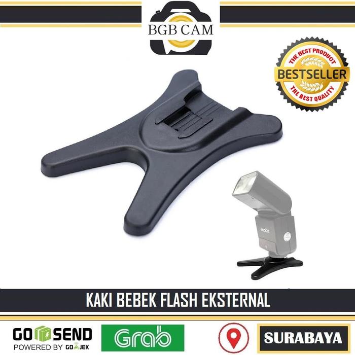 Jual Universal Flash Stand Kaki Bebek Flash External Godox Yongnuo Dll Kota Surabaya Bgb Camera Acc Tokopedia