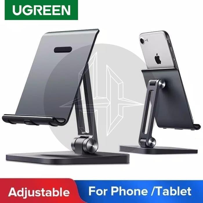 Gambar UGREEN 40995 Desktop Metal Phone Holder Stand Dock Ipad Tab Tablet HP dari HimTech undefined Tokopedia