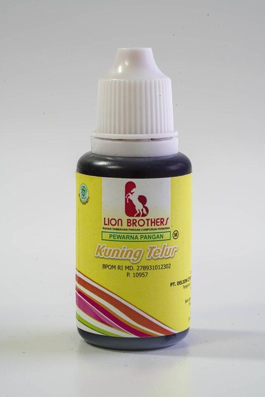 Gambar Pewarna makanan minuman KUNING TELUR Lion Brothers Botol Tetes 30GR dari FLAVORMART undefined Tokopedia