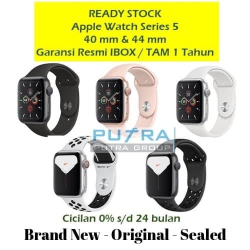 Jual Ibox Apple Watch Series 5 Gps 44mm 40mm 44 40 Alum Sport Resmi Tam 40mm Black Jakarta Pusat Putra Group 