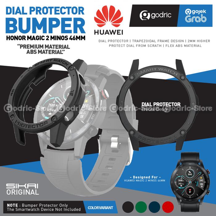 Gambar SIKAI SOLID BUMPER DOFF Case Screen Protector Cover Honor Magic 2 46mm - BLACK dari G-Rex undefined Tokopedia