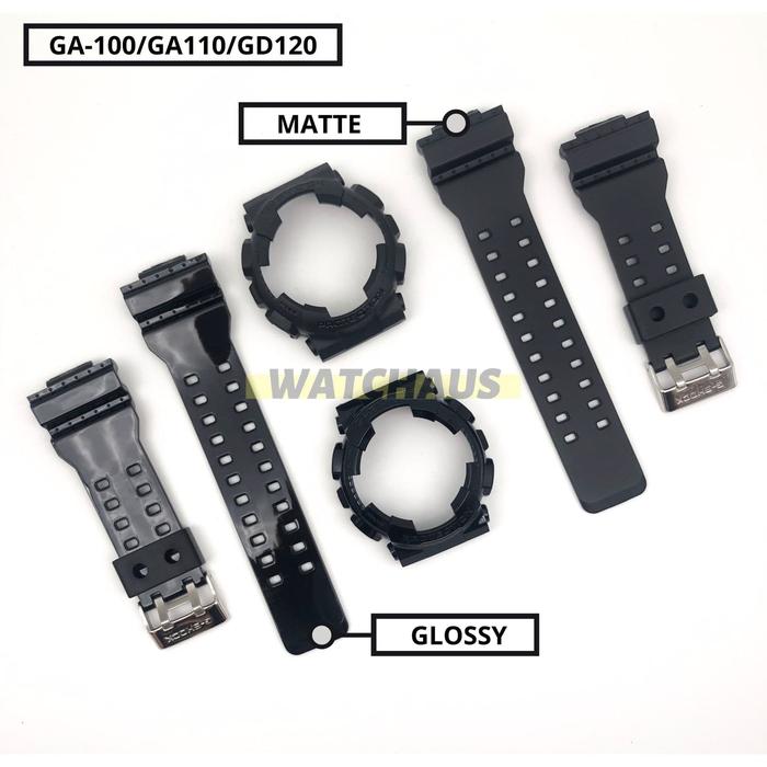 Jual Tali Rubber Band Bezel Strap Case Casio G-shock Ga100 Ga110 Gd120 ...