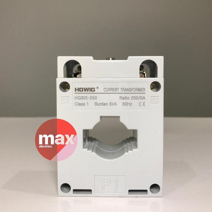 Jual CT HOWIG - HG30i-250, 250/5A, Class 1, 5VA (Current Transformer ...