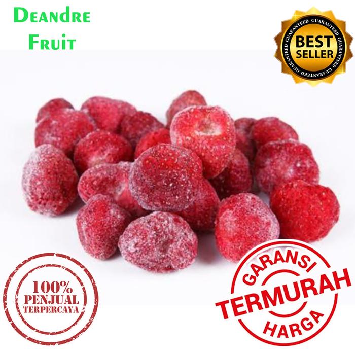 Gambar DIJAMIN MURAH 500gr Frozen Strawberry Grade A Buah Beku Stroberi A dari Deandre Fruit Market1 undefined Tokopedia