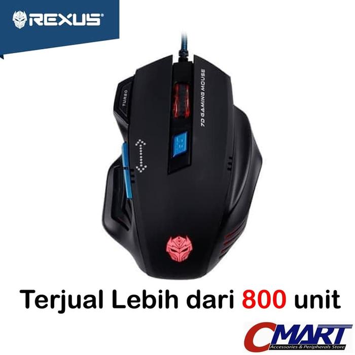 Gambar Rexus RXM-G7 Elite 2400dpi Laser Sensor Gaming Mouse Gamers Game dari CMart Computer Tokopedia undefined Tokopedia