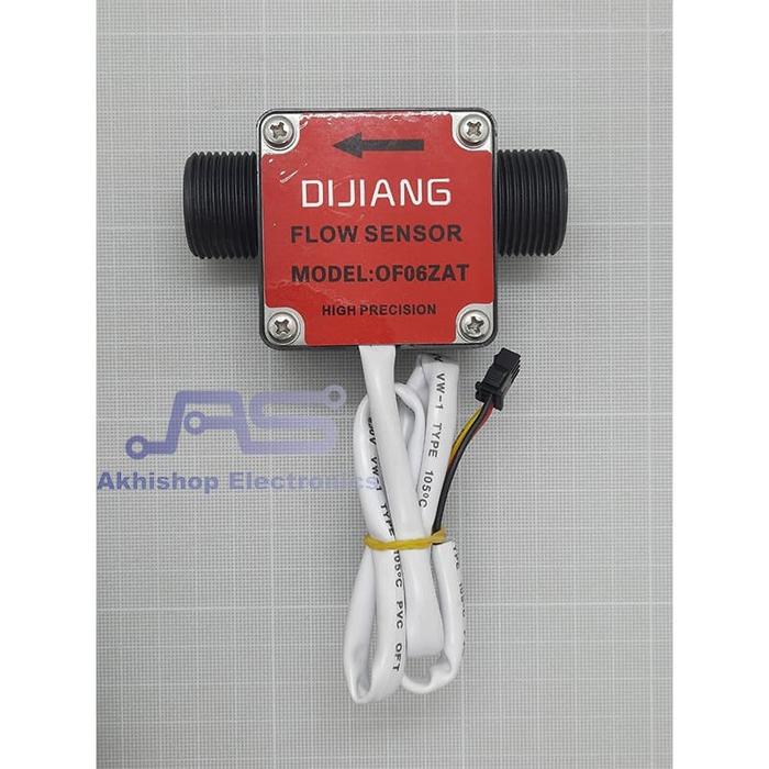 Gambar Gear Based Liquid Flow Sensor DIJIANG OF06ZAT 3/4 inchi High Precision dari Akhishop Electronics undefined Tokopedia