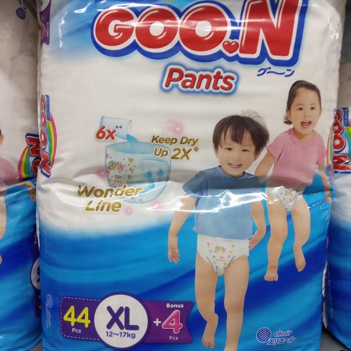 Promo Harga GOON Premium Pants XL44+4 48 pcs - Tokopedia