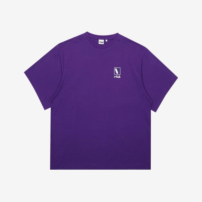 Gambar FILA Voyager T-Shirt Unisex Cygnus - Purple - XS dari FILA Official Store undefined Tokopedia