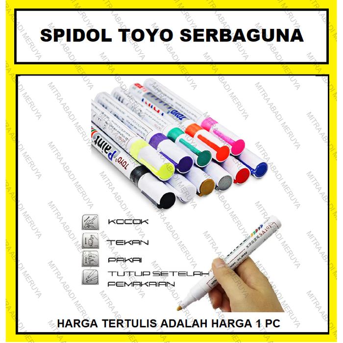 Gambar Spidol HPL Spidol Furniture Spidol Ban TOYO Tusir HPL Tusiran Edging - Putih dari Mitra Abadi Meruya undefined Tokopedia